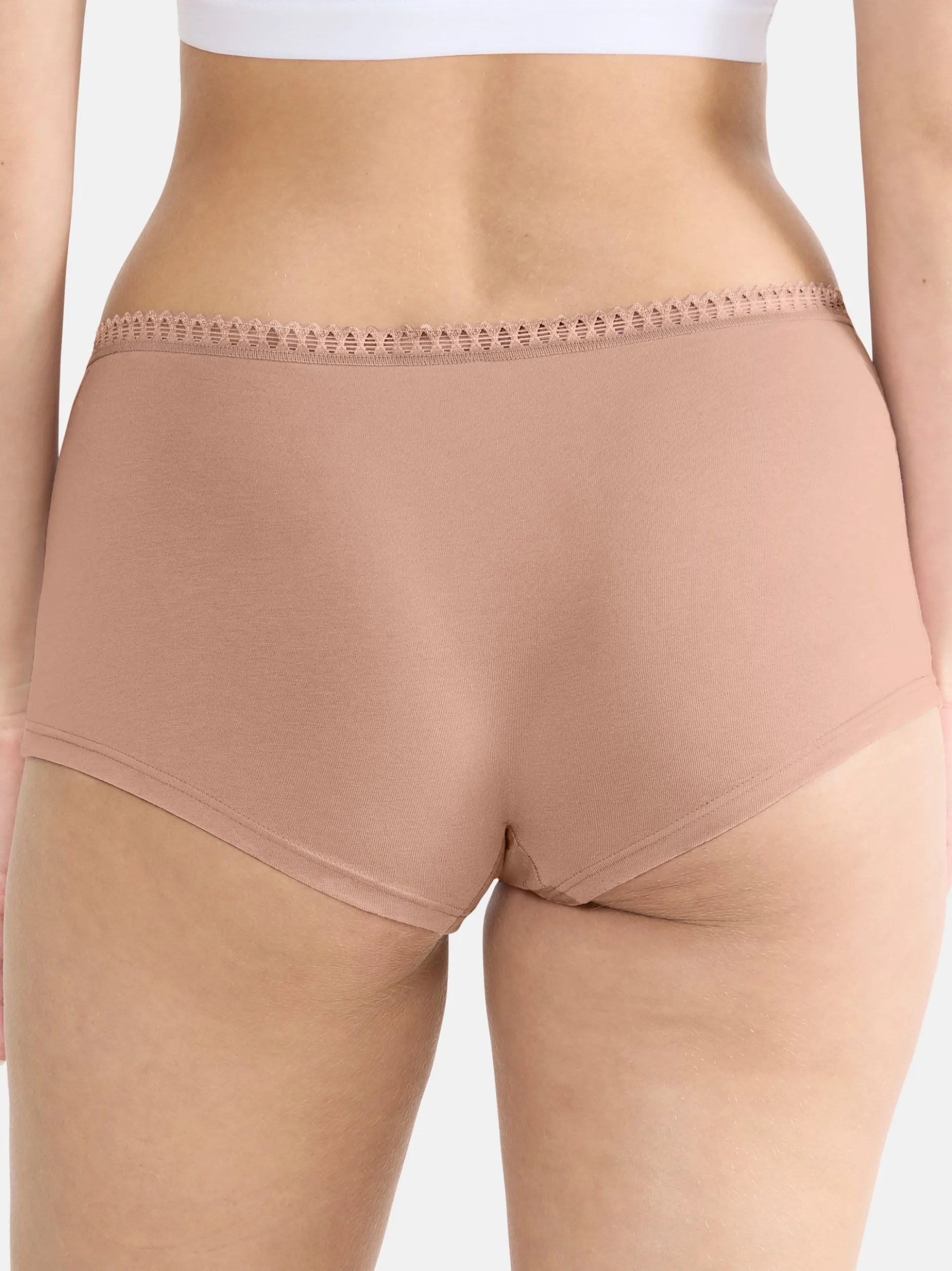 sloggi Damen Short Slip - 3er Pack GO Crush in braun