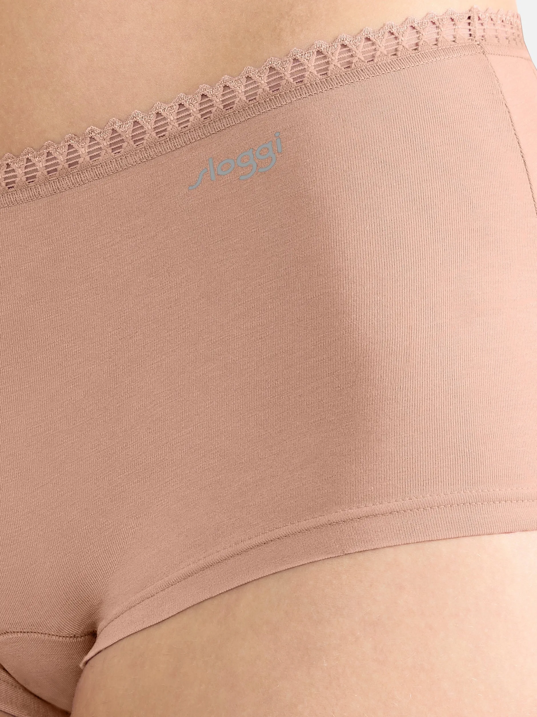 sloggi Damen Short Slip - 3er Pack GO Crush in braun