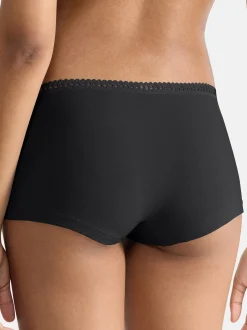 sloggi Damen Short Slip - 9er Pack GO Crush in schwarz