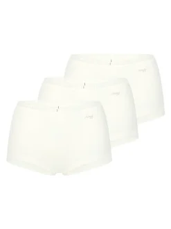 sloggi Damen Short Slip - 3er Pack GO Crush in weiß beige