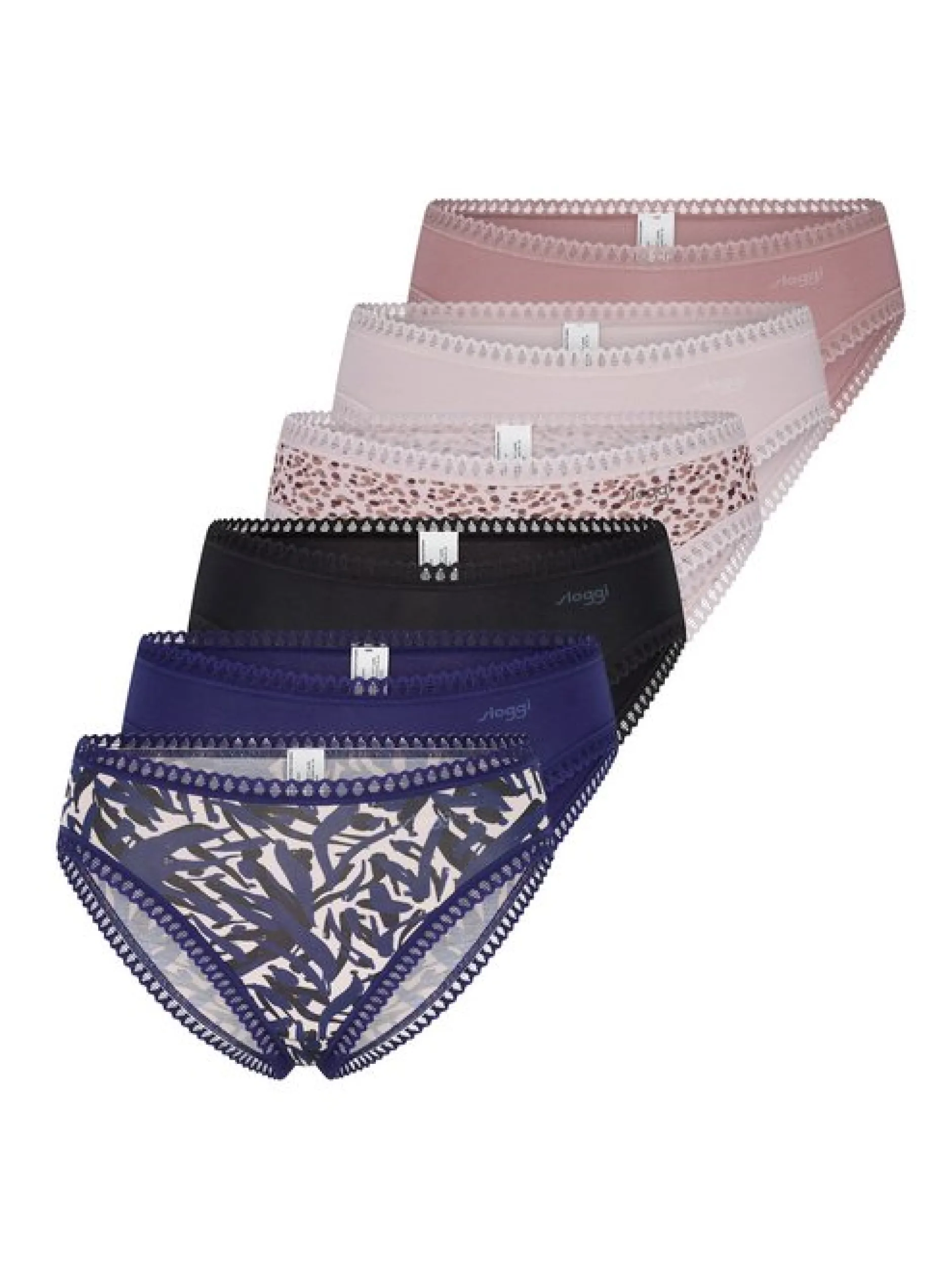 sloggi Damen Slip - 6er Pack GO Crush in mehrfarbig