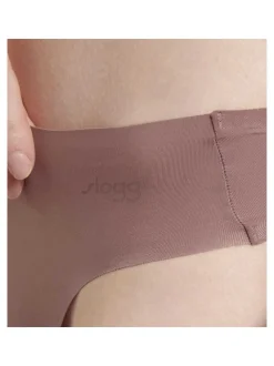 sloggi Damen String 4er Pack in braun