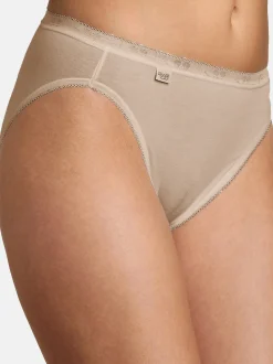 sloggi Damen Tai Slip - 4er Pack Basic+ in beige