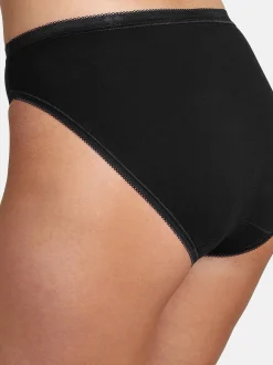 sloggi Damen Tai Slip - 6er Pack Basic + in schwarz