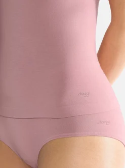 sloggi Damen Unterhemd - 3er Pack GO Sense in rosa