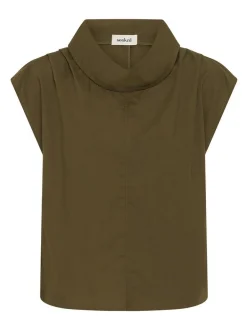 Soaked in Luxury Damen Blusenshirt SLMolopo in khaki