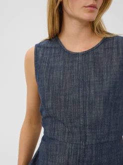 Soaked in Luxury Damen Blusentop SLLufira in blau