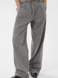Soaked in Luxury Damen Jeans SLNinnia in hellgrau denim