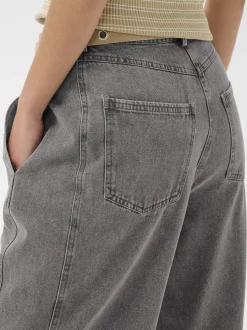 Soaked in Luxury Damen Jeans SLNinnia in hellgrau denim