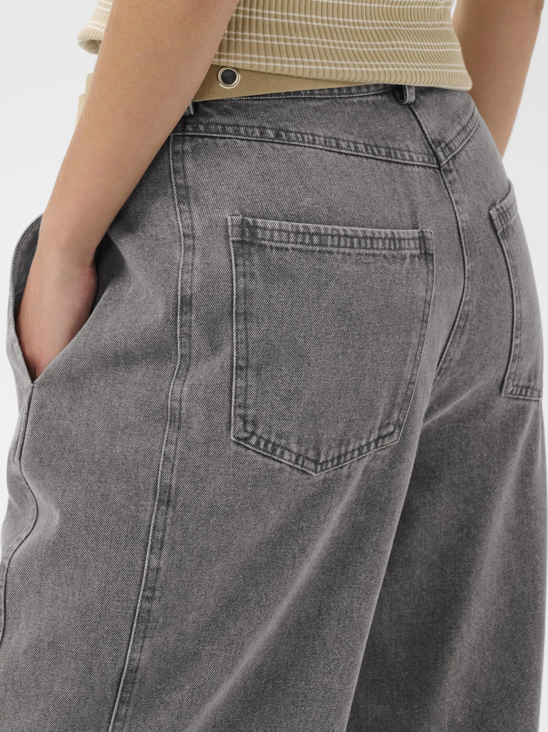 Soaked in Luxury Damen Jeans SLNinnia in hellgrau denim