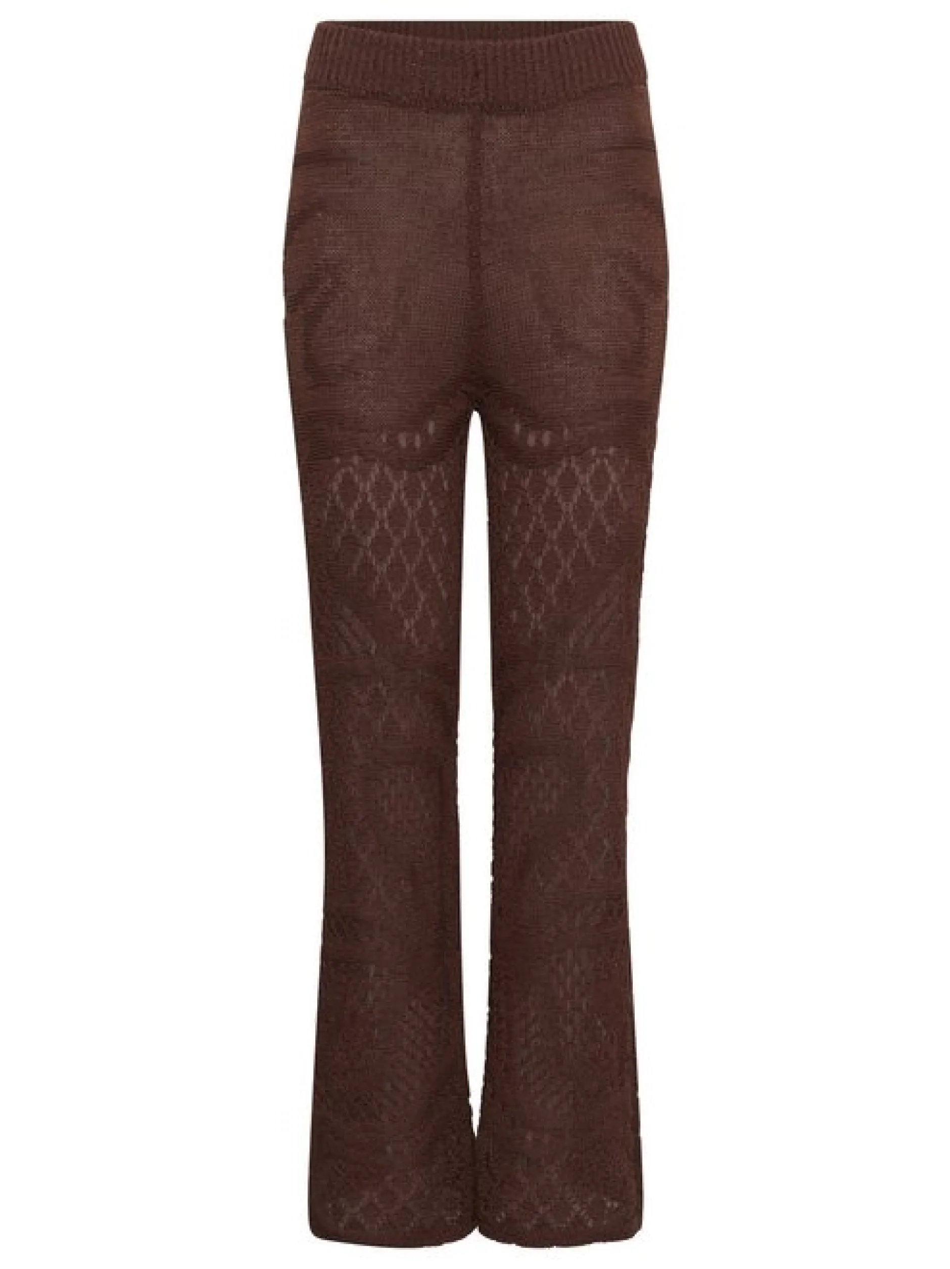 Soaked in Luxury Damen Strickhose SLBarb in braun