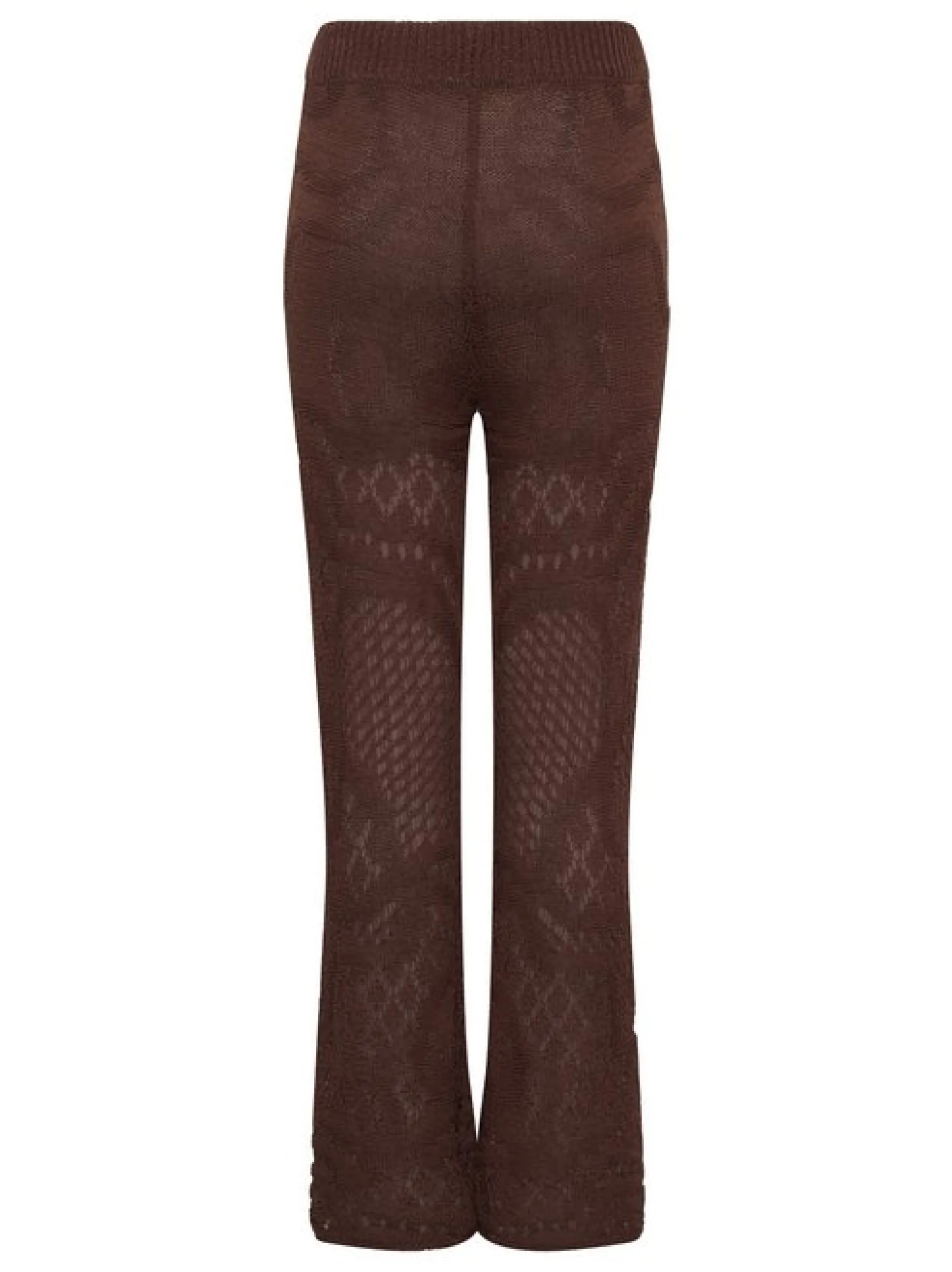 Soaked in Luxury Damen Strickhose SLBarb in braun