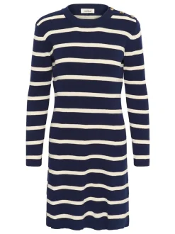 Soaked in Luxury Damen Strickkleid SLSanja in marine