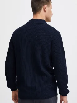 Solid Herren Cardigan - SDGore in blau