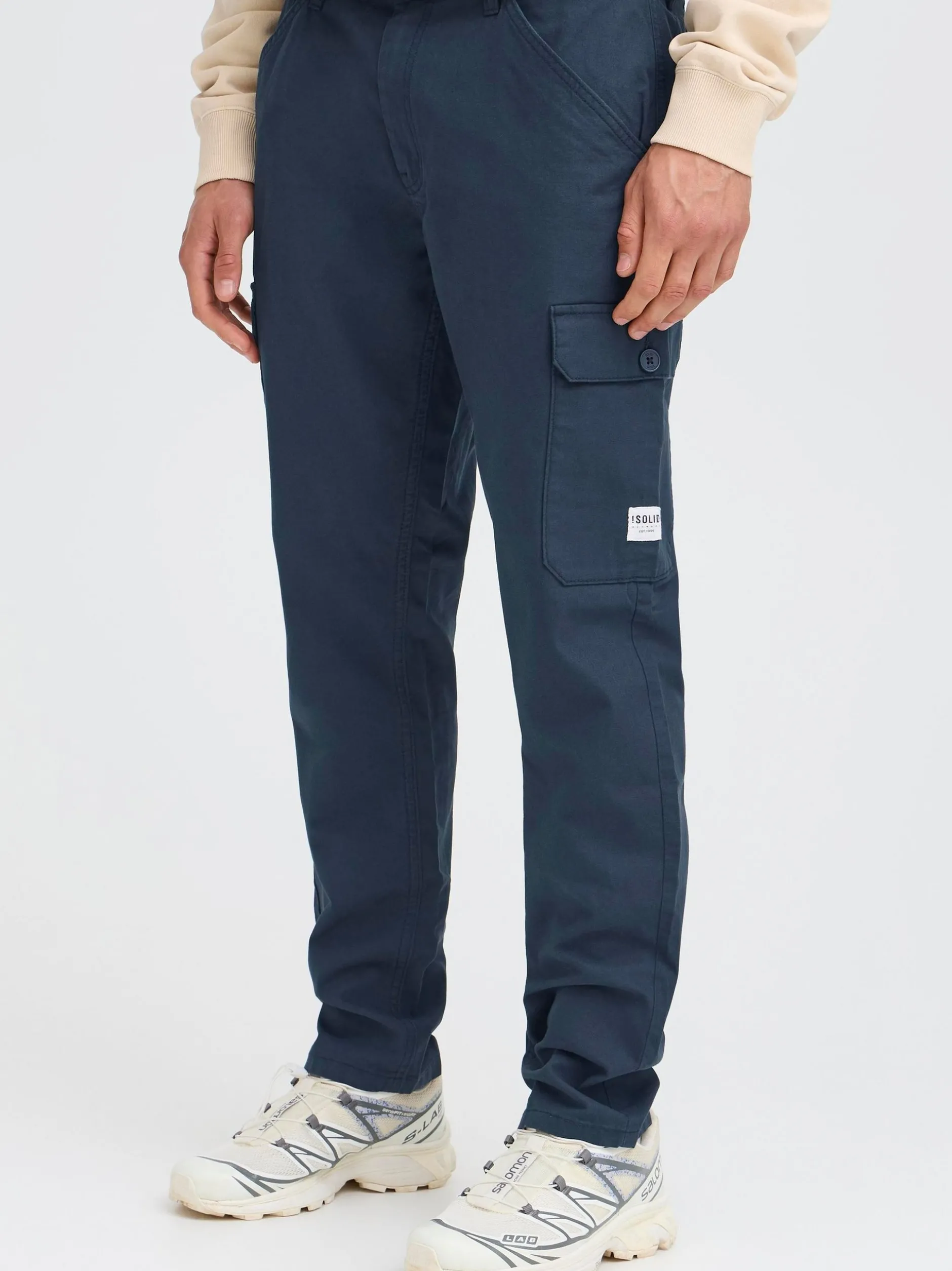 Solid Herren Cargohose - SDCadis in blau