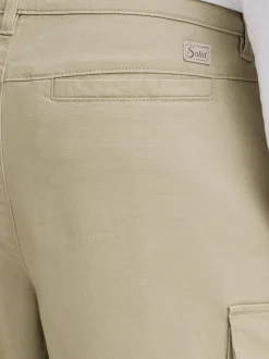 Solid Herren Cargohose - SDMohan Stretch in beige