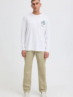 Solid Herren Cargohose - SDMohan Stretch in beige