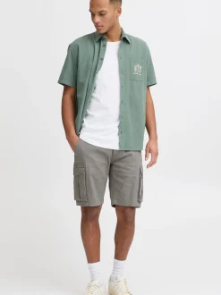 Solid Herren Cargoshorts - SDKarim in grau