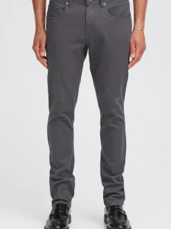 Solid Herren Chinohose - SDChai in grau