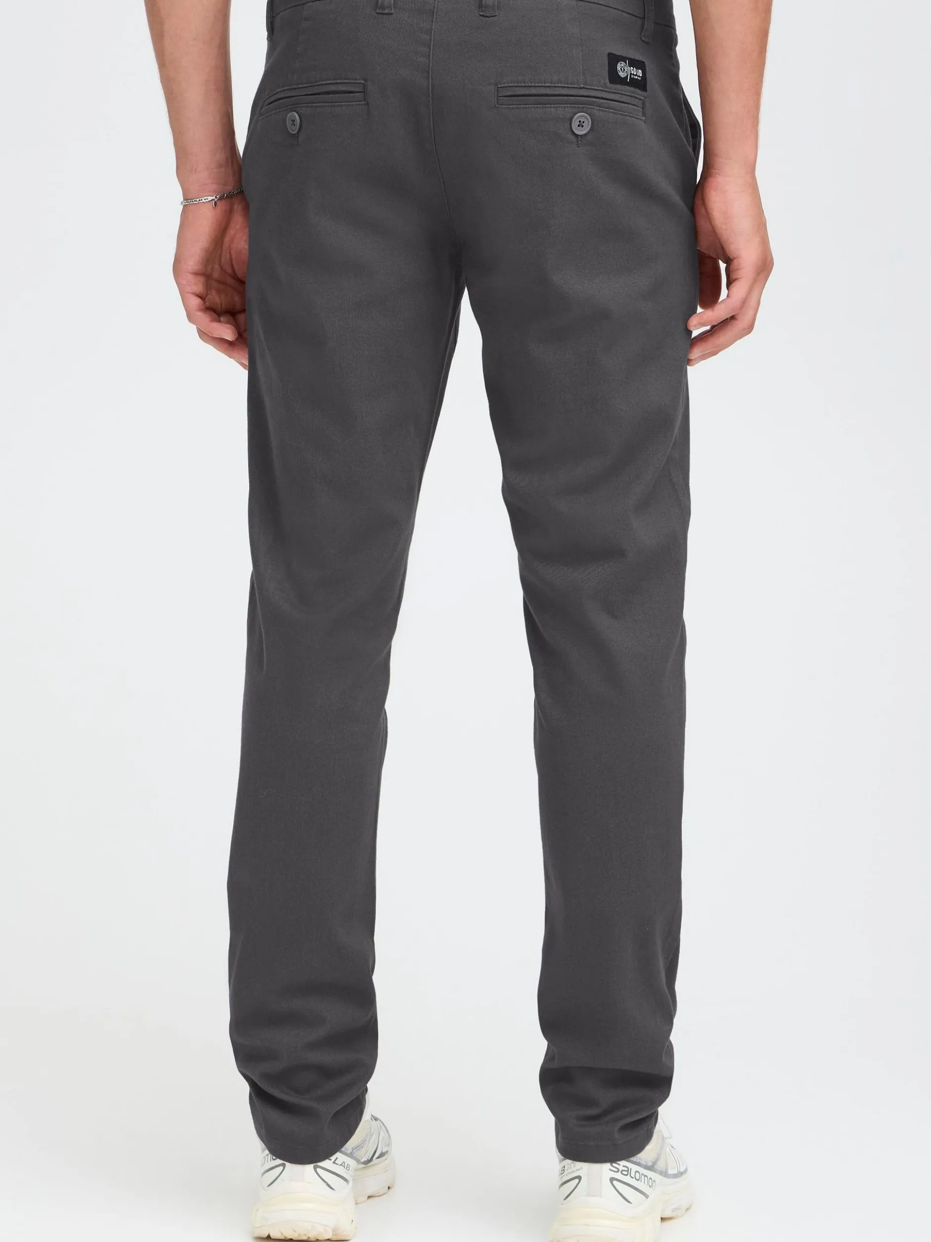 Solid Herren Chinohose - SDChase in grau