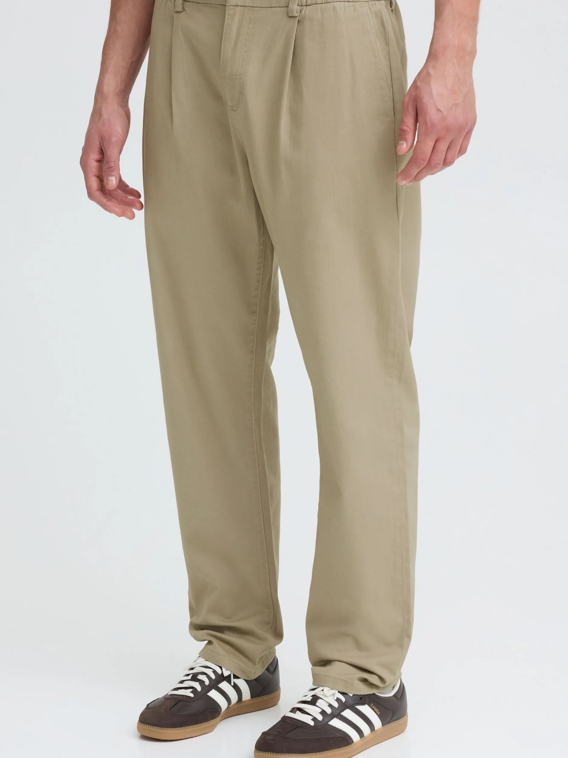 Solid Herren Chinohose - SDMohan Stretch in beige
