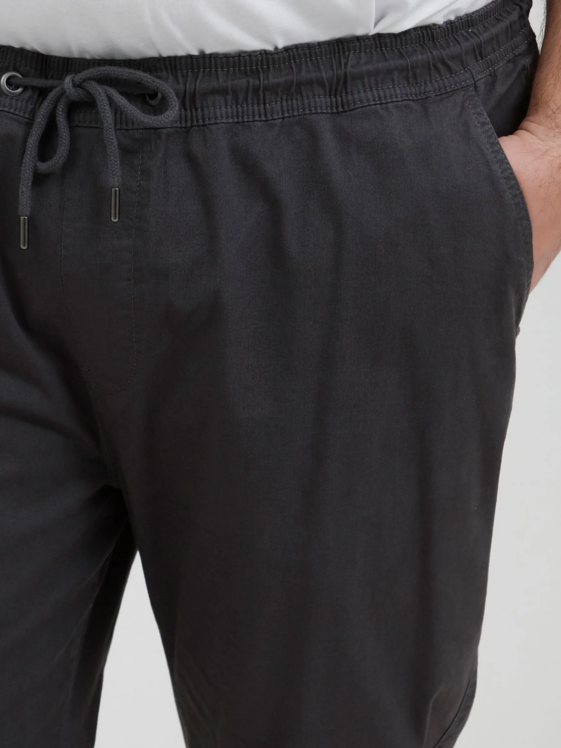 Solid Herren Chinohose - SDThereon Big & Tall in grau