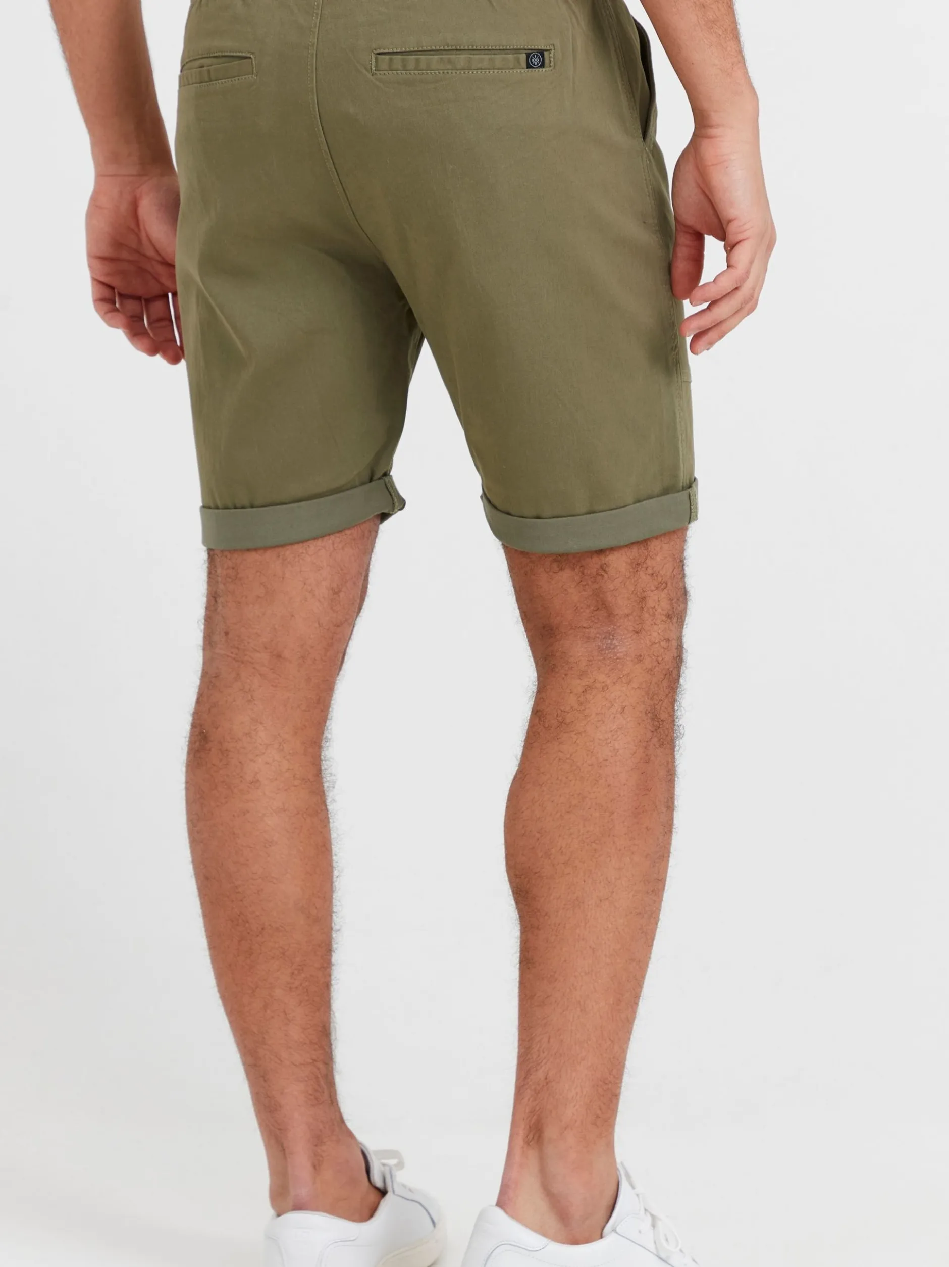 Solid Herren Chinoshorts - SDHenk in oliv