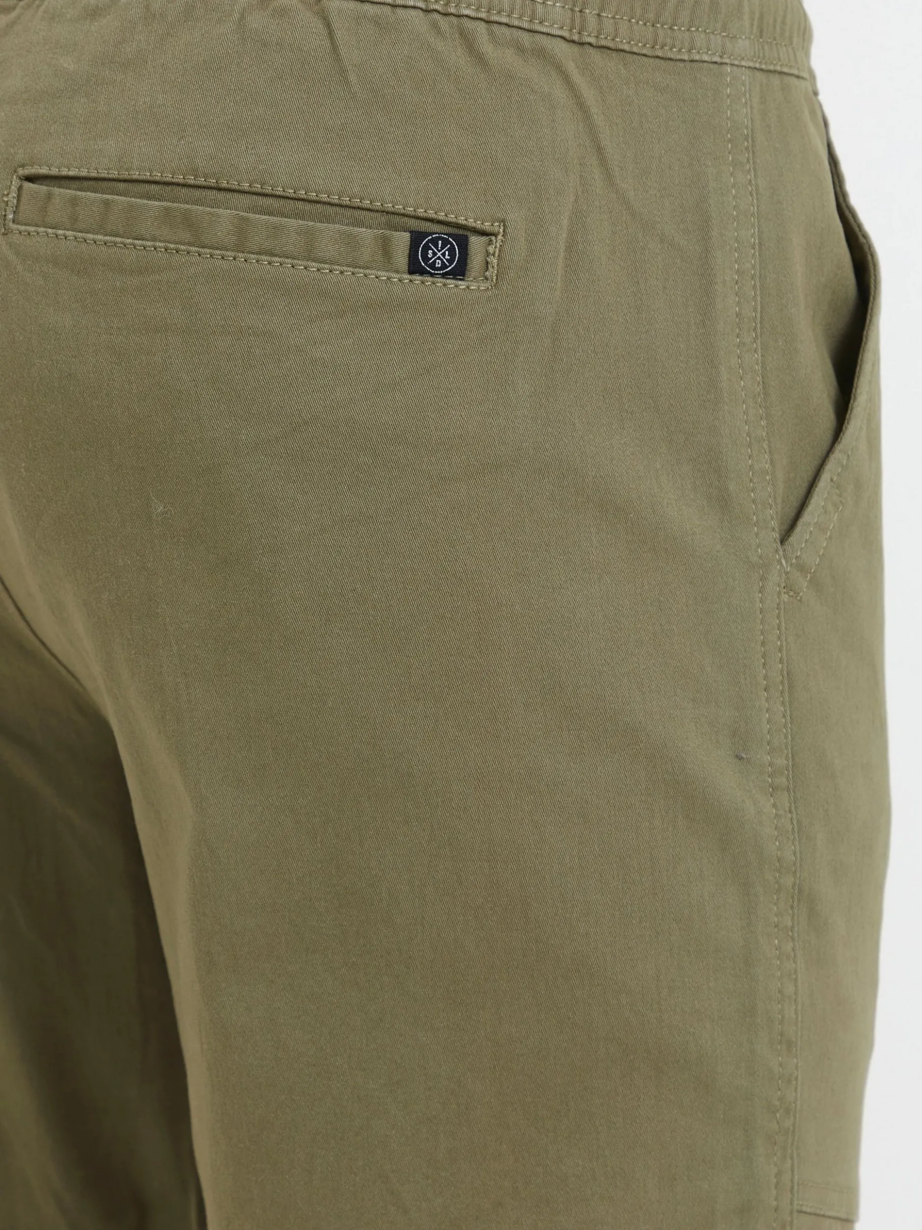 Solid Herren Chinoshorts - SDHenk in oliv