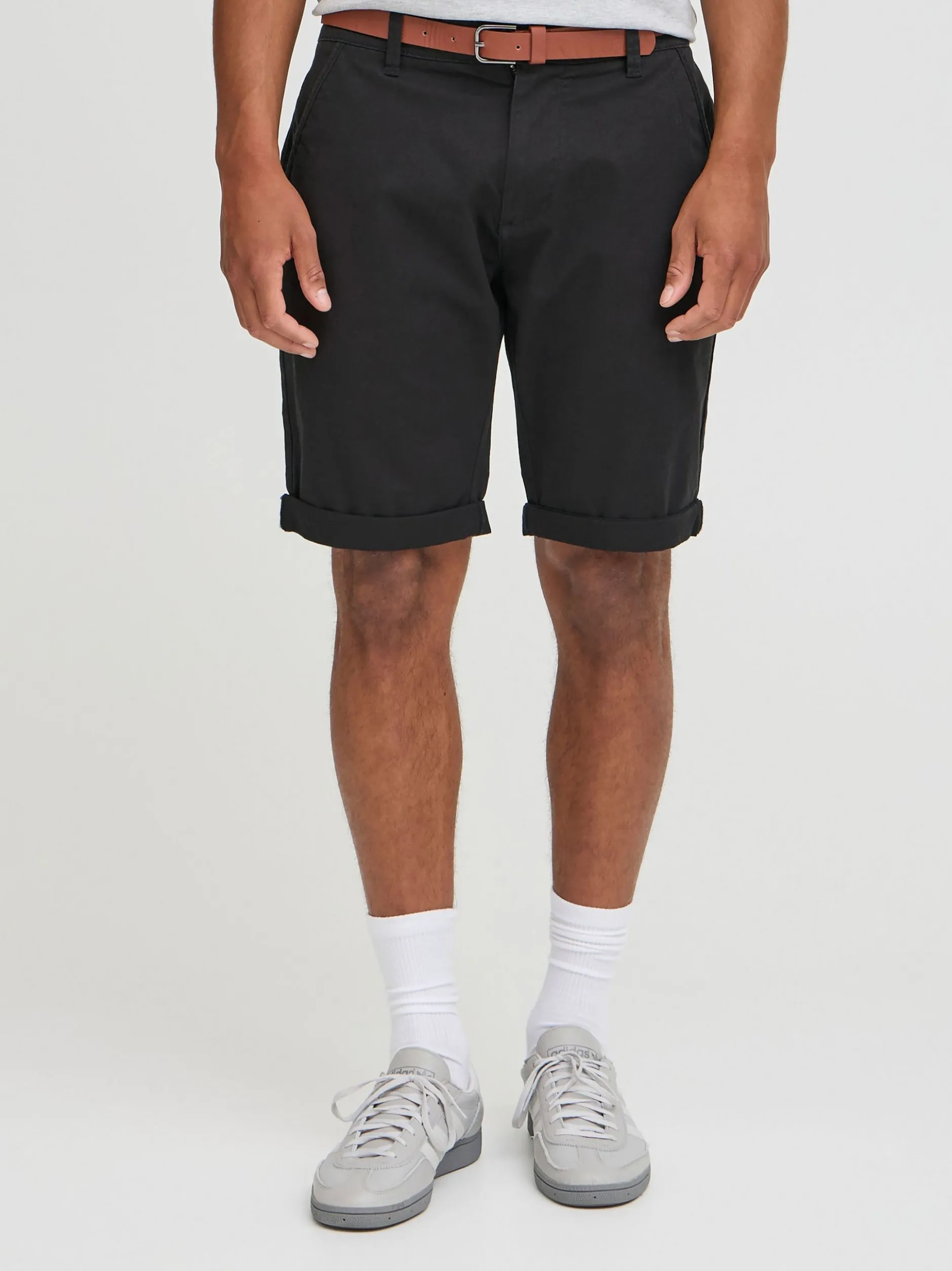 Solid Herren Chinoshorts - SDMontijo in schwarz