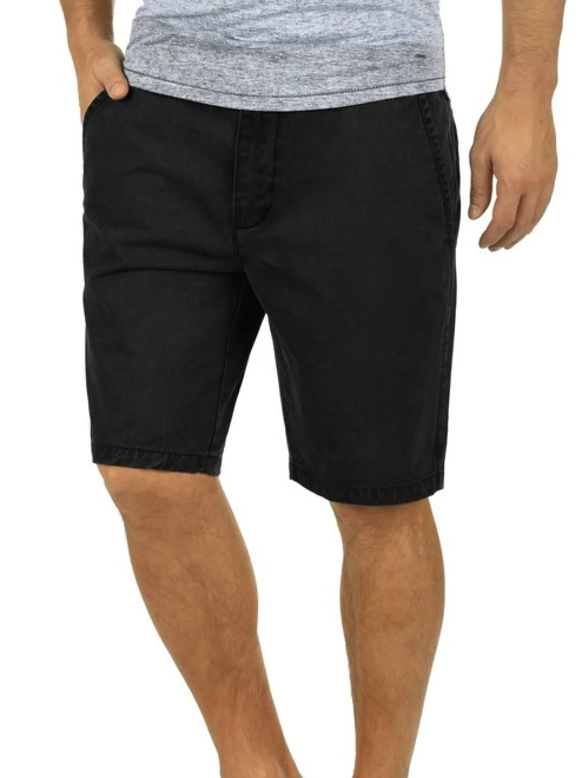 Solid Herren Chinoshorts - SDPinhel in schwarz