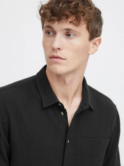 Solid Herren Hemd - SDIain in schwarz