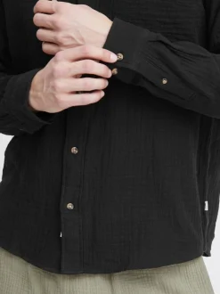 Solid Herren Hemd - SDIain in schwarz