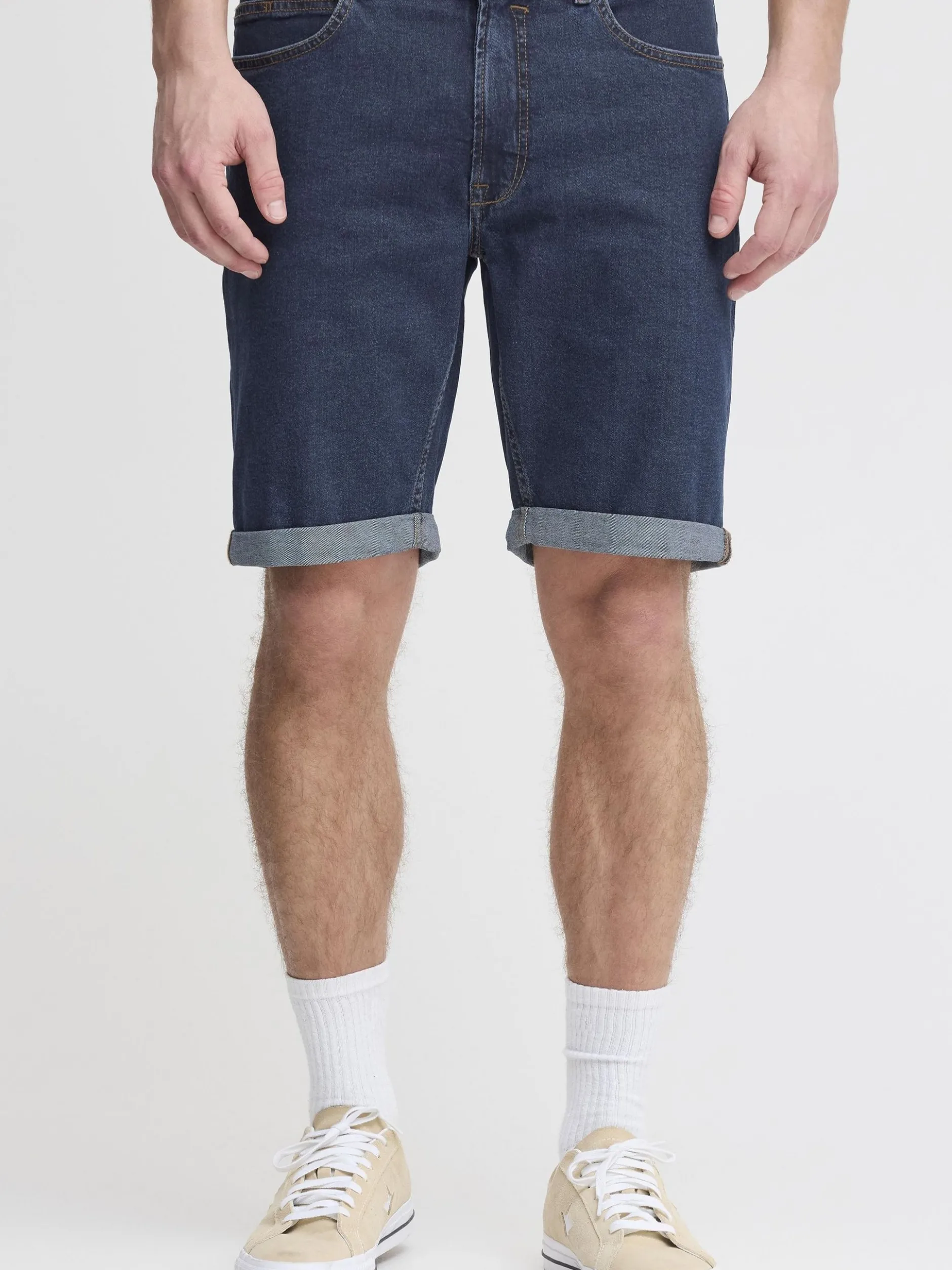 Solid Herren Jeansshorts - SDMittel in dark stone