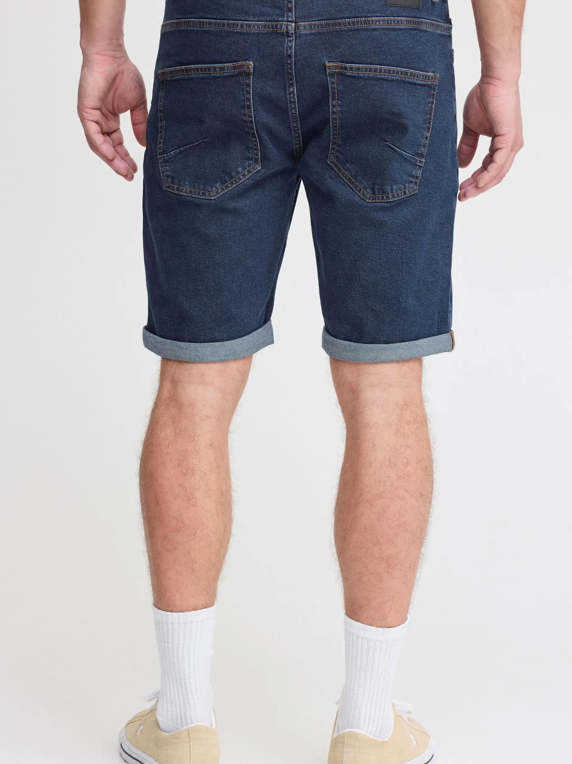 Solid Herren Jeansshorts - SDMittel in dark stone