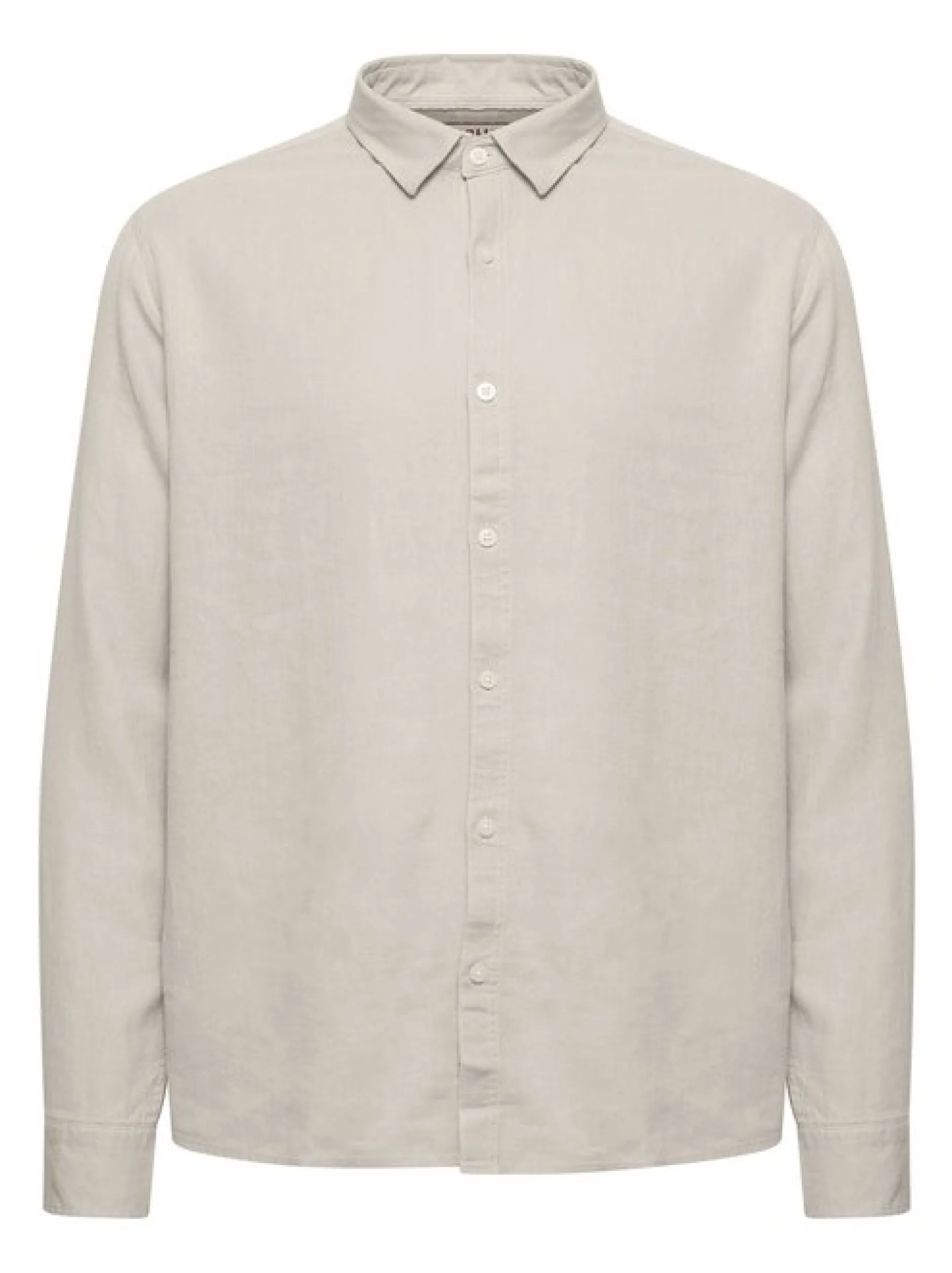 Solid Herren Langarmhemd - SDEnea in beige