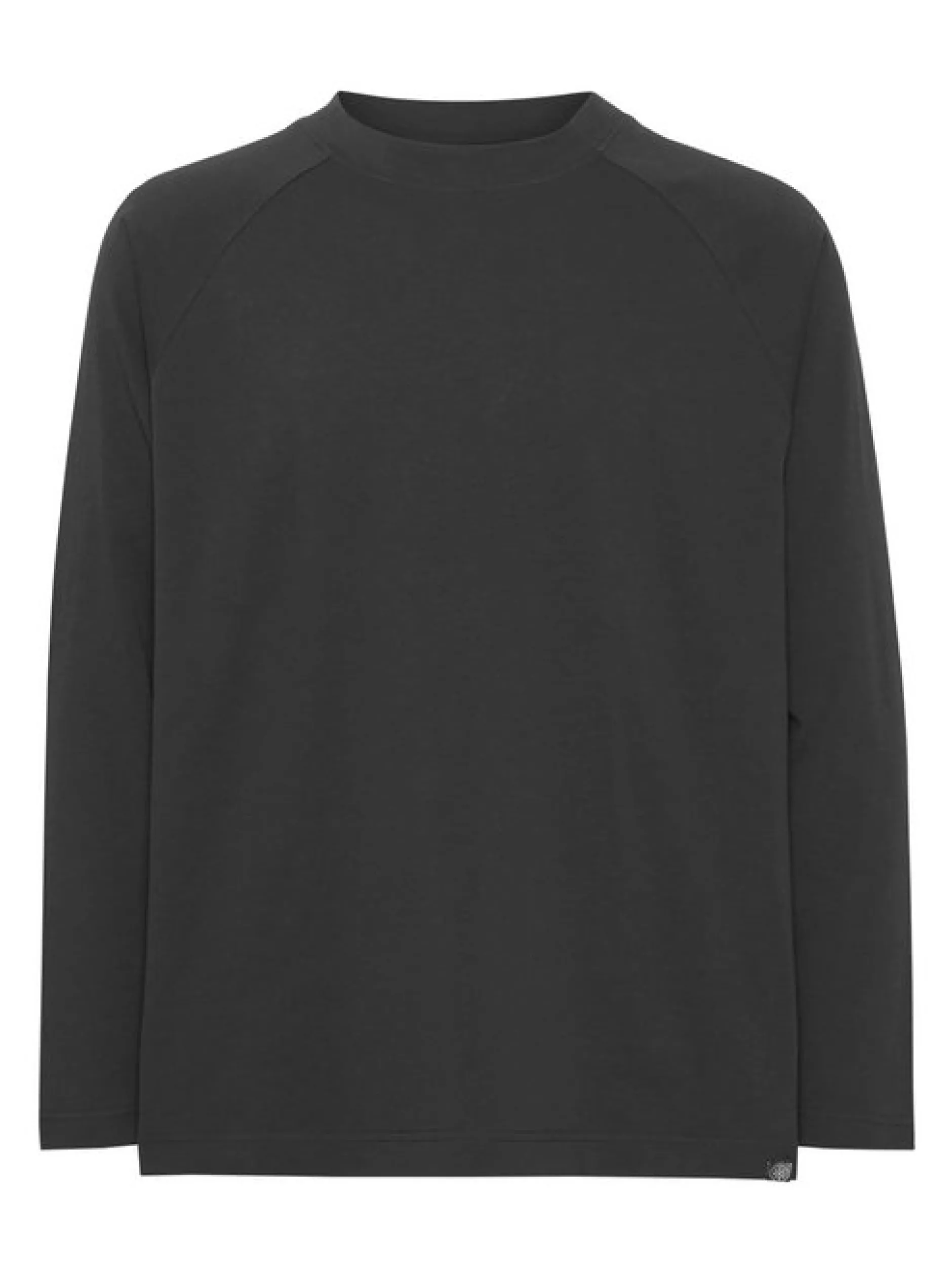 Solid Herren Langarmshirt - SDEyado in schwarz