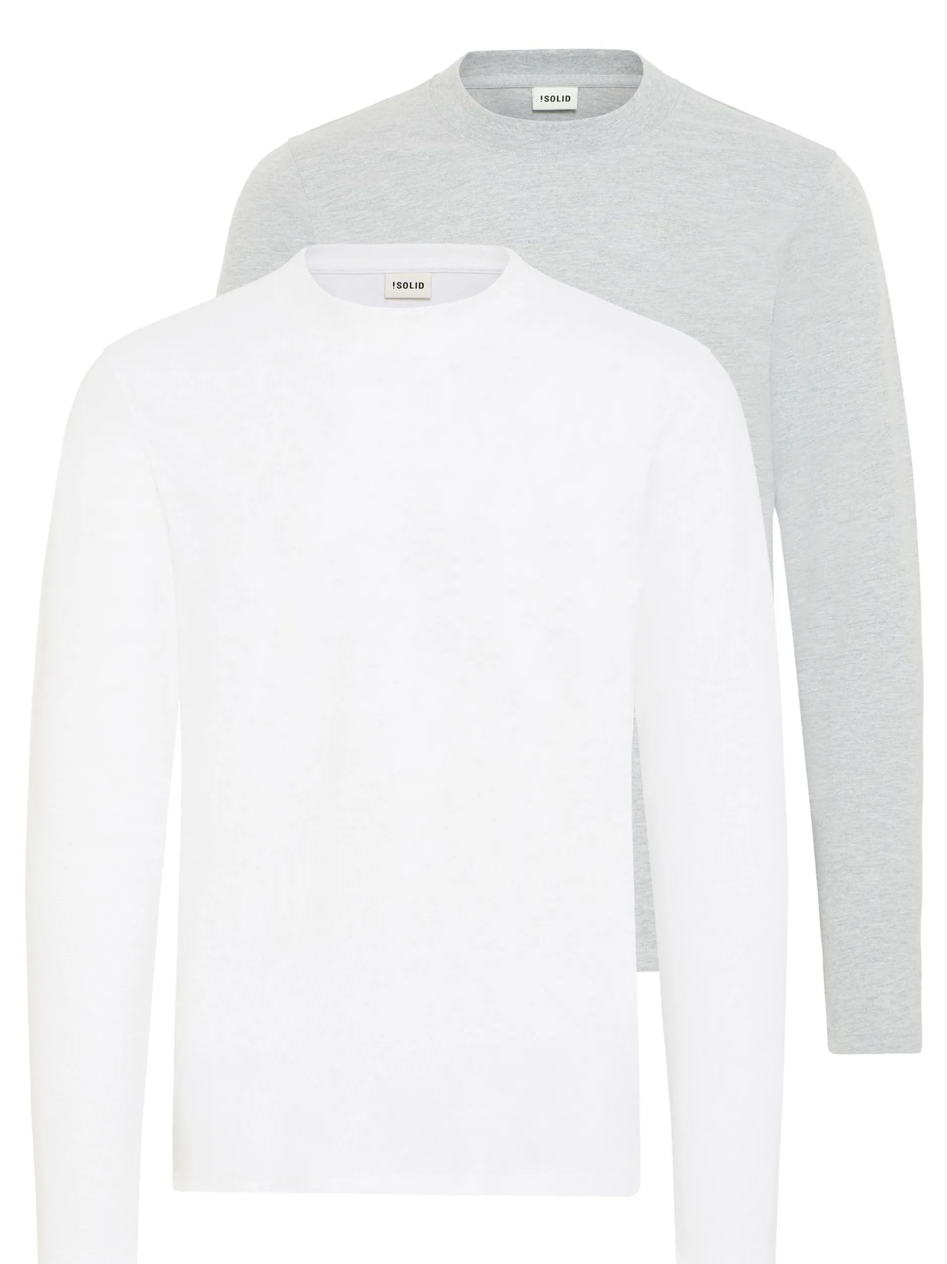 Solid Herren Langarmshirt - SDOdatten in weiß