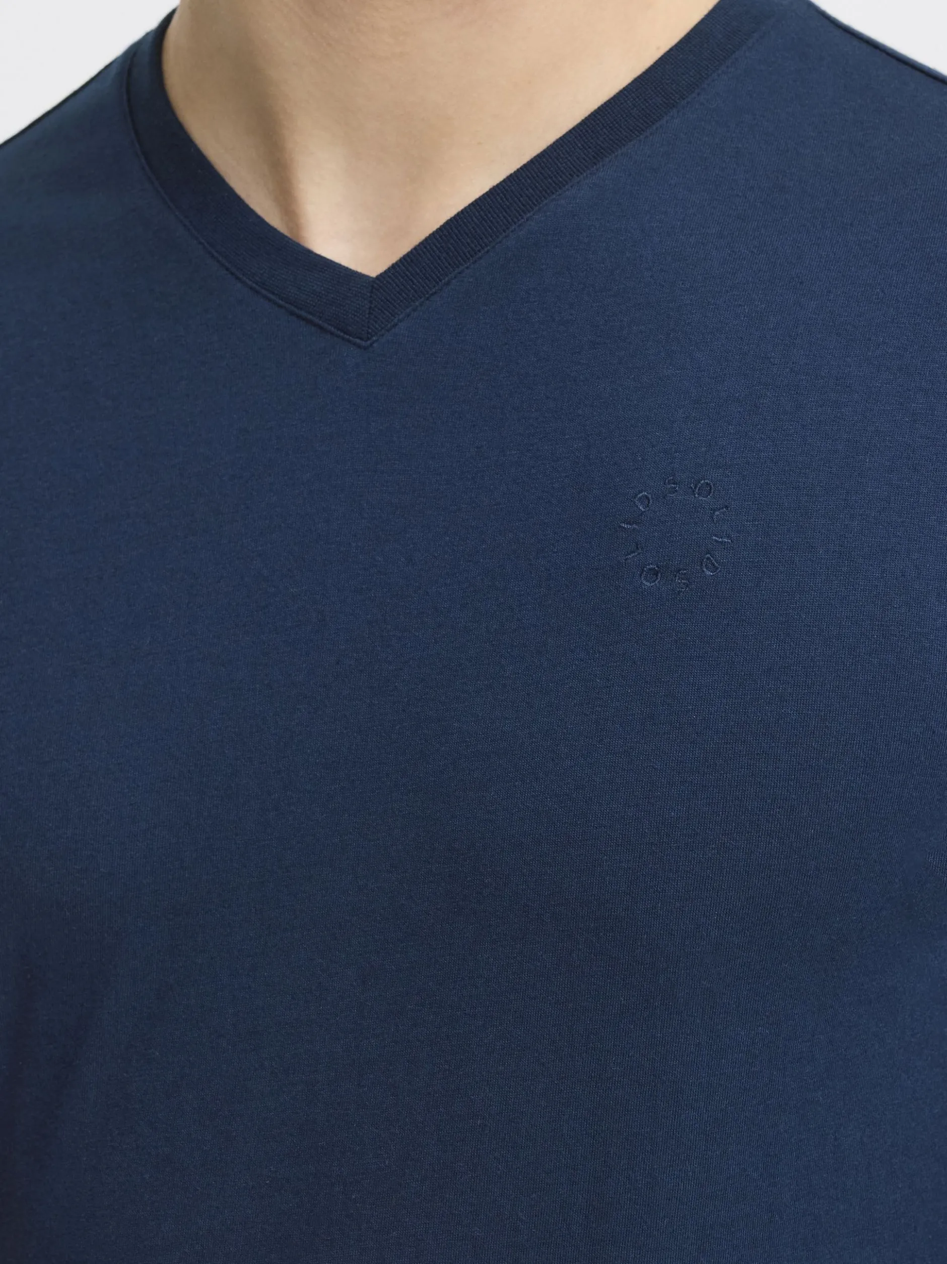 Solid Herren Langarmshirt - SDOdifan in marine