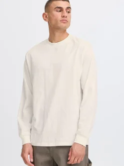 Solid Herren Langarmshirt - SDReynaldo in weiß
