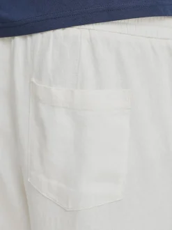 Solid Herren Leinenhose - SDAlann in weiß