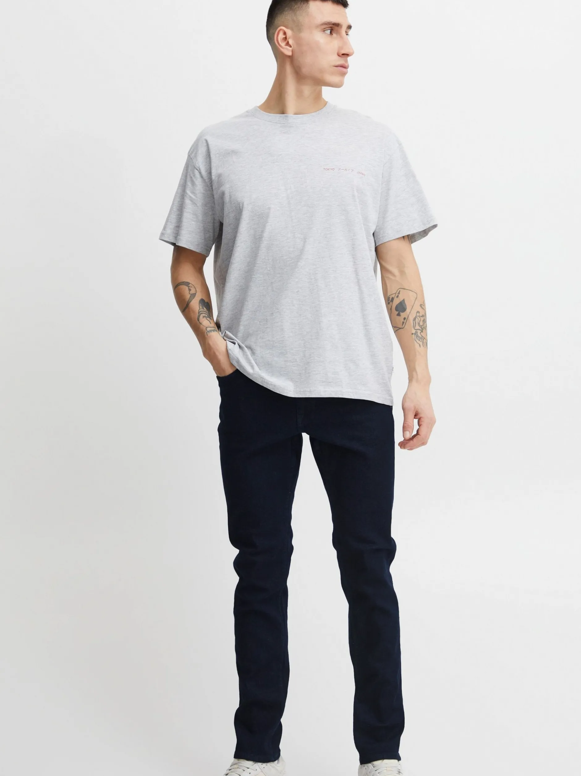 Solid Herren 5-Pocket-Jeans - SDJoy in blau