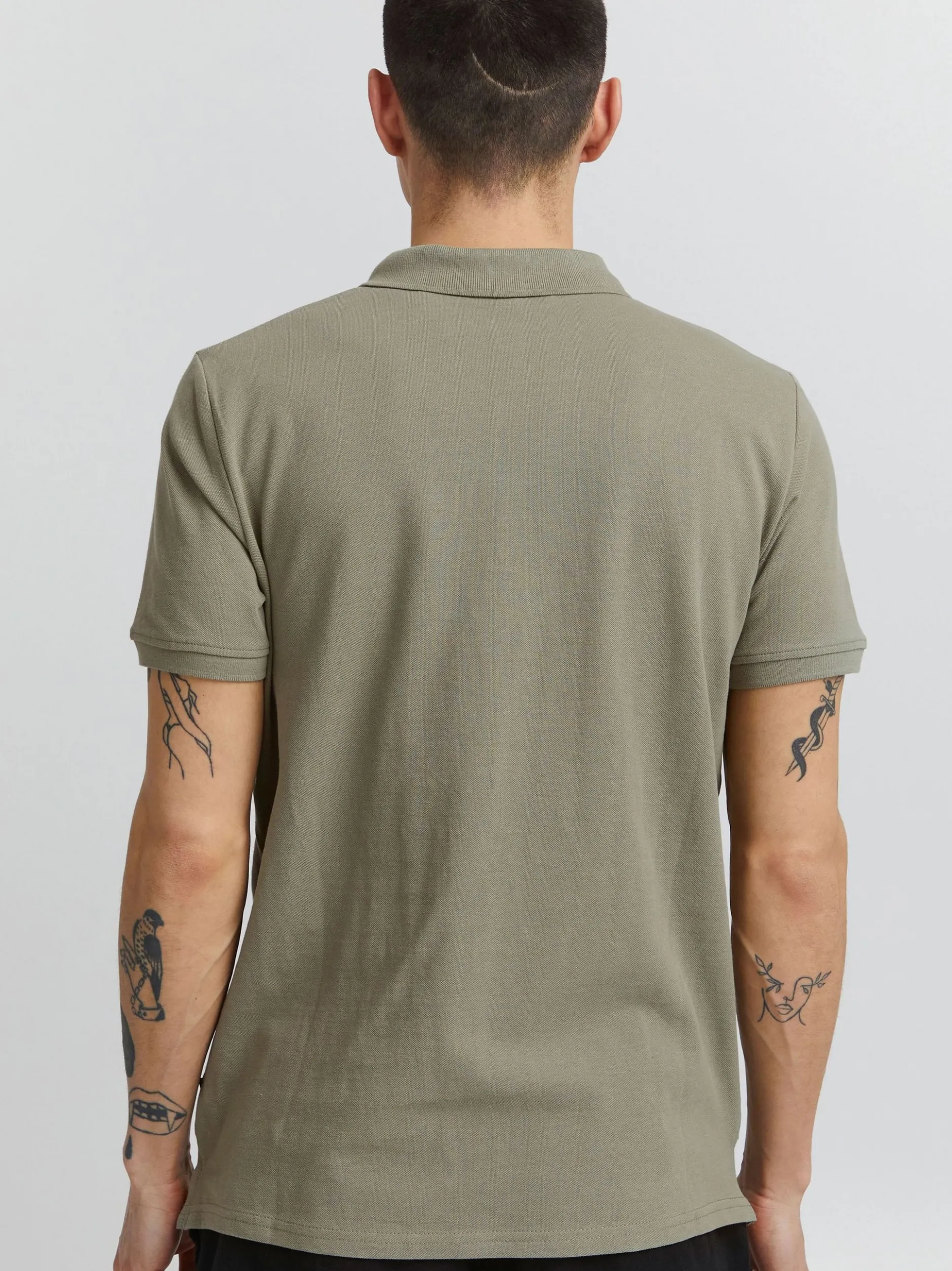 Solid Herren Poloshirt - SDAthen in grün
