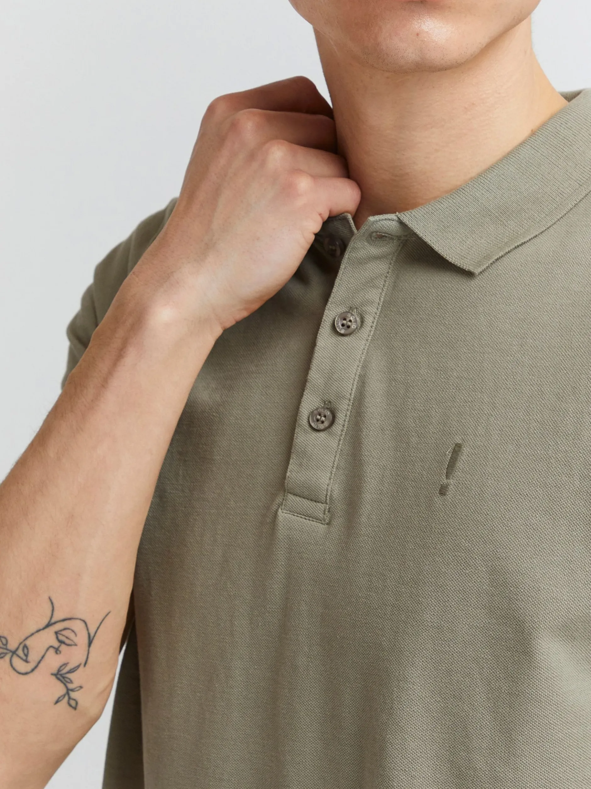 Solid Herren Poloshirt - SDAthen in grün