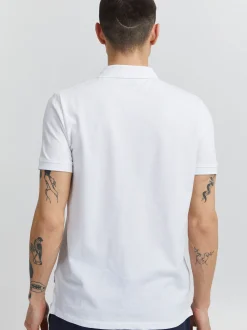 Solid Herren Poloshirt - SDAthen in weiß