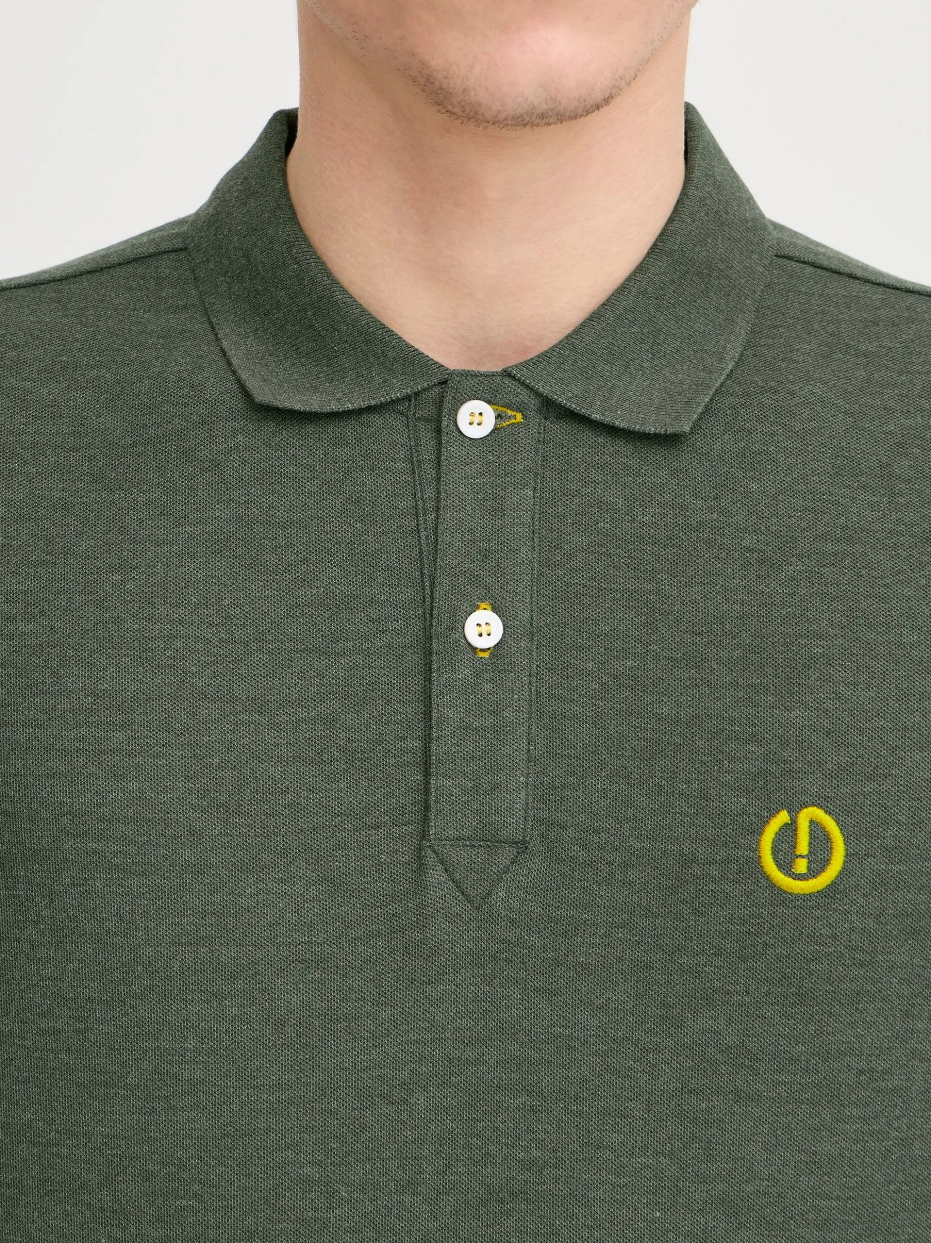 Solid Herren Poloshirt - SDBenjaminPolo in grün