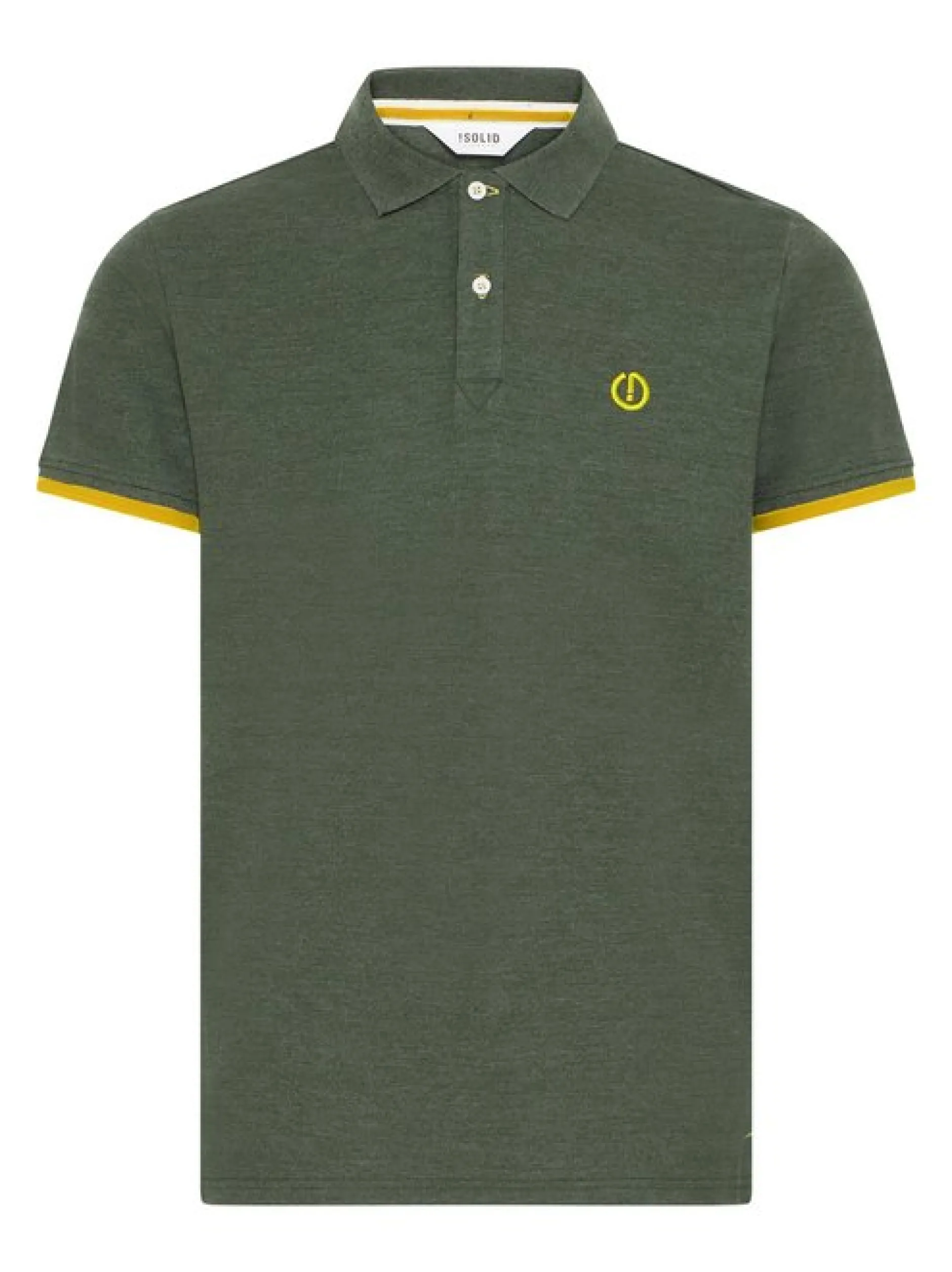 Solid Herren Poloshirt - SDBenjaminPolo in grün