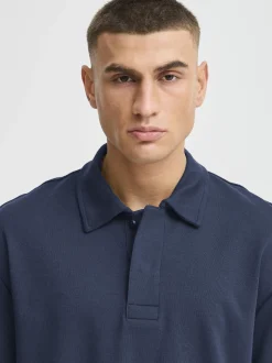 Solid Herren Poloshirt - SDOswald in blau