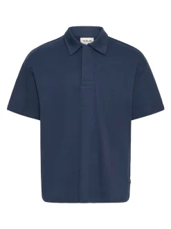 Solid Herren Poloshirt - SDOswald in blau