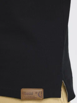 Solid Herren Poloshirt - SDTripPolo in schwarz