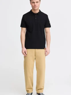 Solid Herren Poloshirt - SDTripPolo in schwarz